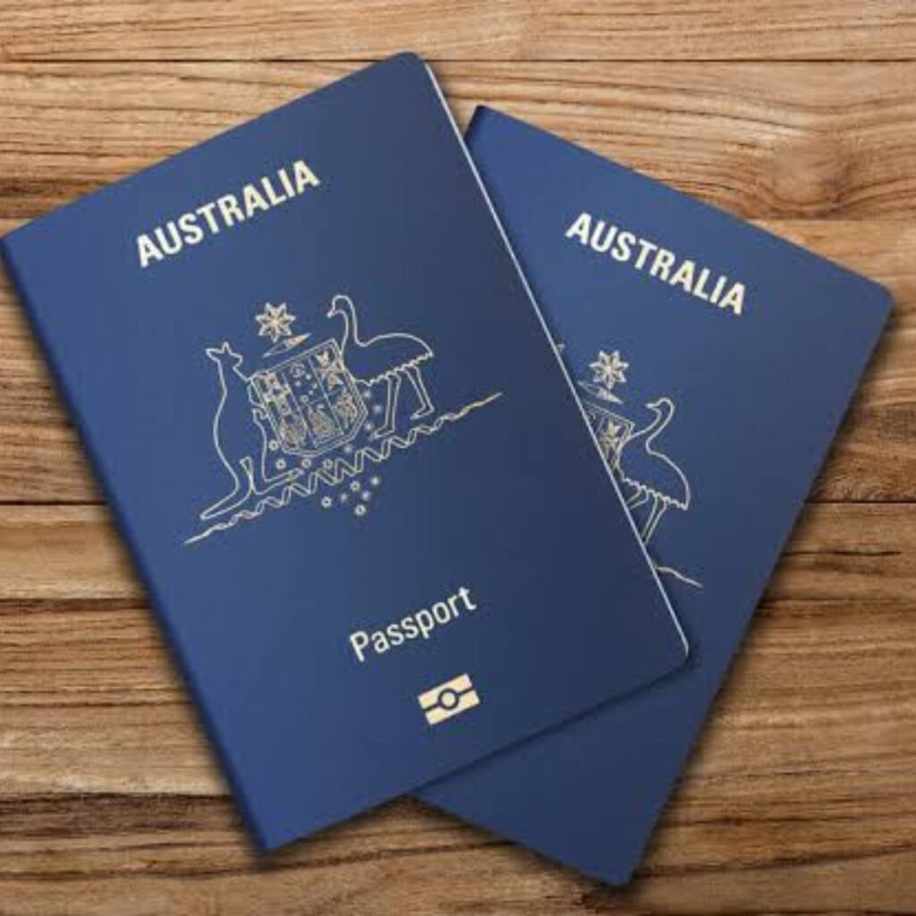 Australia Student Visa - passport